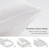 Picture of Bedsure Satin Pillowcase for Hair and Skin Queen - Pure White Silk Pillowcase 2 Pack 20x30 inches - Satin Pillow Cases Set of 2 with Envelope Closure