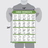 Picture of QuickFit Cable Machine Workout Poster - Cable Machine Exercise Chart (Laminated, 18" x 27")