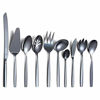 Picture of Berglander Black Silverware Servierset 10-teilig, Edelstahl-Besteck-Servierset mit schwarzer Titanbeschichtung, Servierlöffel, Silber-Serviergerät, Rostschutz, bleifrei (10 Stück)