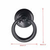 Picture of HONJIE 5Pcs Black Metal Ring Pull Handle Used for Cabinet Drawer Door, with Screws