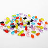 Picture of Colorful Gummy Bear Charms Pendants Resin Bear Keychains for DIY Jewelry Necklace Supplies (108 Pieces)