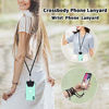 Picture of SS Phone Lanyard, Cell Phone Lanyard with Adjustable Detachable Neckstrap and Phone Tether, Phone Strap Compatible with All Smartphones-Black