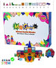 Picture of Mag-Genius Magnet Tiles 100 Piece Set Includes All The New Magnet Tiles and Clickins to Build The Perfect Castle Includes Clip in Windows and All New Magnet People