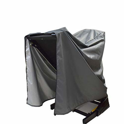 Picture of Mini Lustrous Treadmill Cover, Folding Running Machine Protective Cover Dustproof Waterproof Cover for Indoor Or Outdoor Use, 46" L x 38" W x 66" H(Gray)