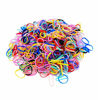 Picture of PET SHOW 2000pcs/lot 15MM Dia. Dogs Rubber Bands Grooming Band Hair Accessories Assorted Colors DIY Hair Bows Craft Pack of 100G