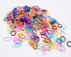 Picture of PET SHOW 2000pcs/lot 15MM Dia. Dogs Rubber Bands Grooming Band Hair Accessories Assorted Colors DIY Hair Bows Craft Pack of 100G