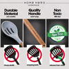 Picture of Home Hero Silicone Kitchen Utensil Set - 8pc Natural Acacia Wooden Cooking Utensils Set