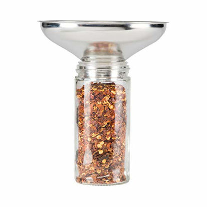 Picture of AllSpice Spice Funnel Metal Stainless Steel 18/8 (1" Bottom)