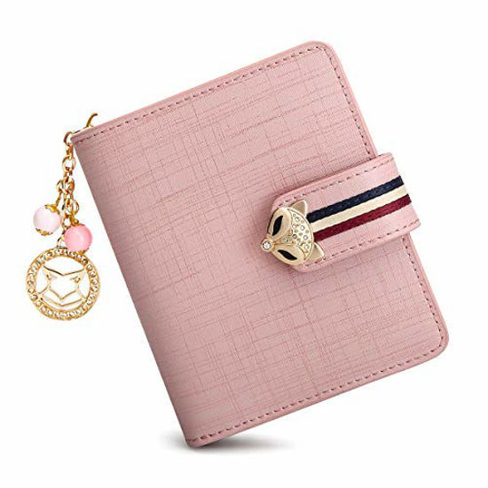 Women's Leather Cute Wallet Trifold ID Credit Card Holder Mini Cash Purse  Bag | eBay
