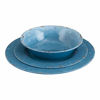 Picture of Laurie Gates Mauna Round Melamine Dinnerware Set, Service for 4 (12pc), Light blue