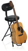 Picture of Gator Frameworks Guitar Seat with Padded Cushion, Ergonomic Backrest and Fold Out Guitar Stand; Holds both Acoustic and Electric Guitars (GFW-GTR-SEAT)