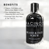 Picture of Pacinos Beard and Face Scrub Shave System - Natural Shampoo with Aloe Vera and Tea Tree Extract, Removes Impurities, Organic, 4 fl. oz.