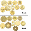 Picture of BronaGrand 40pcs Inspiration Words Charms Craft Supplies Beads Charms Pendants for Crafting, Jewelry Findings Making Accessory For DIY Necklace Bracelet,Antique Gold