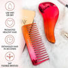 Picture of Detangler Brush and Comb Set - Detangling Hairbrush for Women and Kids Detangling Hairbrush for Wet or Dry, Fine, Curly, Thick, Afro Hair by Lily England - Ombre (Pink Orange)