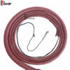 Picture of Indiana Jones Style 6 Foot & 8 Foot 12 Plait Bullwhip para Cord Nylon Bull Whip Red Black (06)