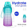 Picture of Fidus Large Half Gallon/64oz Motivational Water Bottle with Time Marker & Straw,Leakproof Tritan BPA Free Water Jug,Ensure You Drink Enough Water Daily for Fitness,Gym and Outdoor Sports