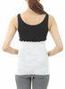 Picture of DuringVillage Belly Warmer Haramaki Thermal Underwear Top Cotton & Silk for Women Made in Japan (White,Small)