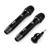 Picture of Gemini Sound Pro Audio GMU-M200 Dual Plug and Sing Karaoke DJ Bluetooth Wireless UHF Band Handheld Microphones with Cordless 1/4" Inch Jack Transmitter Adapter for Speakers