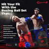 Picture of Boxing Reflex Balls Set of 4 - Boxing Ball MMA Gear of with Varying Weights with Adjustable Headband and 4 Spare Strings to Improve Speed and Hand-Eye Coordination for Men, Kids Boxing Equipment