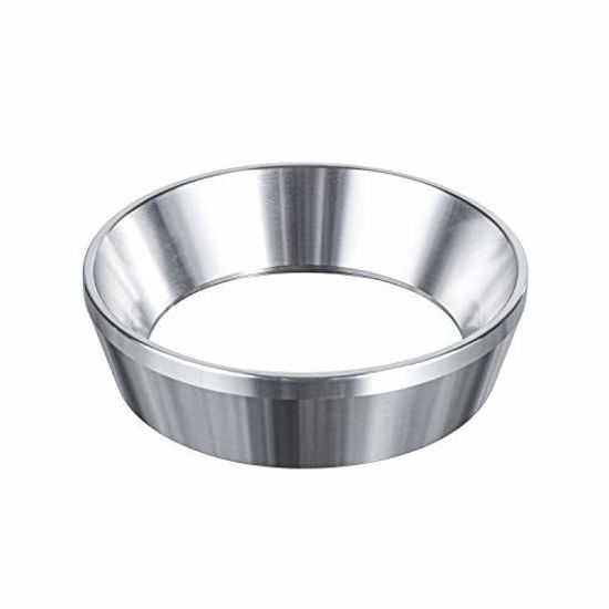 Picture of 54mm Espresso Dosing Funnel, MATOW Stainless Steel Coffee Dosing Ring Compatible with 54mm Breville Portafilter