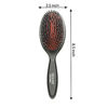 Picture of Made In Germany - SHASH Nylon Boar Bristle Brush Suitable For Normal to Thick Hair - Gently Detangles, No Pulling or Split Ends - Softens and Improves Hair Texture, Stimulates Scalp (Medium)