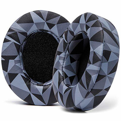 Picture of WC Wicked Cushions Replacement Ear Pads for Beats Studio 2 & 3 (B0501, B0500) Wired & Wireless | Does NOT Fit Beats Solo | Softer PU Leather, Enhanced Foam & Stronger Adhesive | Geo Grey