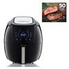 Picture of GoWISE USA 1700-Watt 5.8-QT 8-in-1 Digital Air Fryer with Recipe Book, Black