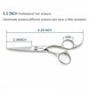 Picture of 5.5" Barber scissors Hair scissors Professional Hair Shears Cutting Shears Japan 440C Silvery Convex Blades Kinsaro