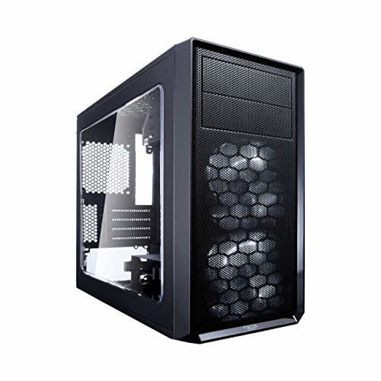 Picture of Fractal Design Focus Mini G - Mini Tower Computer Case - mATX - High Airflow - 2X Fractal Design Silent LL Series 120mm White LED Fans Included - USB 3.0 - Window Side Panel - Black