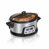 Picture of Hamilton Beach Stay or Go Portable 6-Quart Programmable Slow Cooker With FlexCook Dual Digital Timer for 2 Heat Settings, Lid Lock (33861)