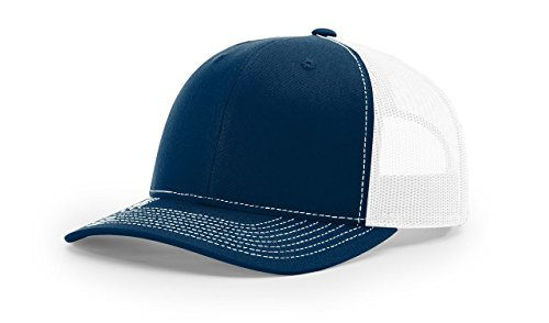 Picture of Richardson Navy/White 112 Mesh Back Trucker Cap Snapback Hat