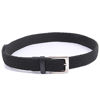 Picture of Canvas Elastic Fabric Woven Stretch Multicolored Braided Belts 2041-Black-2XL