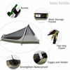 Picture of GEERTOP 1 Person Bivy Tent Ultralight Backpacking Tent for 1 Man Double Layer Waterproof Camouflage Camp Tent for Outdoor Camping Hiking Travel - Easy to Set Up