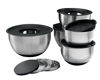 Picture of Sagler Stainless Steel Mixing Bowls Set of 5, with Lids and 3 kind of graters