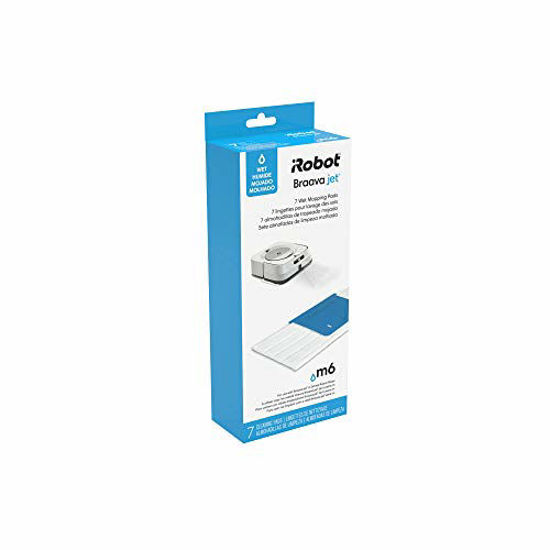 Picture of iRobot Authentic Replacement Parts- Braava jet m Series Wet Mopping Pads, (7-Pack), White - 4632824