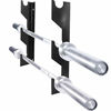 Picture of FUXIN Vertical Steel Barbells Holder, Olympic Wall Mounted Weight Bar Storage Racks, 1 Pair (3 Bars)