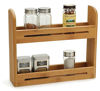 Picture of RSVP International Bamboo Kitchen Collection Reusable and Biodegradable, Spice Rack, Multi Color