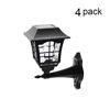 Picture of Maggift 4 Pack Solar Wall Lantern Outdoor Wall Sconce 15 Lumens Solar Outdoor Christmas Led Light Fixture with Wall Mount Kit