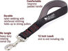 Picture of Leashboss Short Dog Leash with Padded Handle - 12 Inch Lead for Large Dogs - 1 Inch Nylon (12 in, Black)