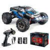 Picture of Hosim 1:16 Scale 36+ kmh High Speed RC Trucks for Adults - 4WD Electric Off-Road Waterproof RC Cars Radio Control Vehicle with 2.4GHz All Terrian RC Monster Trucks for Boy(Blue)