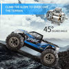 Picture of Hosim 1:16 Scale 36+ kmh High Speed RC Trucks for Adults - 4WD Electric Off-Road Waterproof RC Cars Radio Control Vehicle with 2.4GHz All Terrian RC Monster Trucks for Boy(Blue)