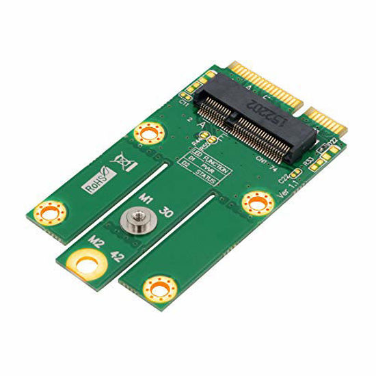 Picture of HLT M.2 (NGFF) to mPCIe (PCIe+USB) Adapter