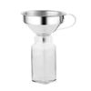 Picture of Aozita 18/8 Stainless Steel Spice Funnel with Handle for Spice Jars - Professional Grade Kitchen Tools