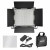 Picture of Neewer Professional Metal Bi-Color LED Video Light for Studio, YouTube, Product Photography, Video Shooting, Durable Metal Frame, Dimmable 660 Beads, with U Bracket and Barndoor, 3200-5600K, CRI 96+