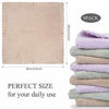 Picture of SUNLAND Microfiber Face Makeup Remover Cloth Reusable Facial Cleansing Towel Ultra Soft Face Washcloth 11inchx 11inch