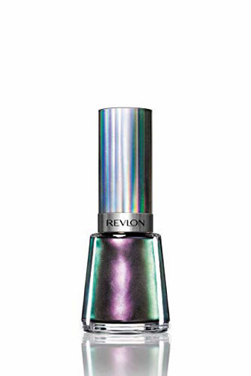 Picture of Revlon Nail Enamel, Chip Resistant Nail Polish, Glossy Shine Finish, in Black/Grey, 120 Amethyst Smoke, 0.5 oz