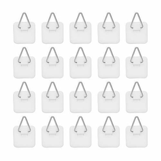 Picture of Artliving 1.25 Inch Invisible Adhesive Plate Hanger Set Vertical Plate Holders for the wall (20 pack)