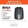 Picture of Ninja AF101 Air Fryer, 4 Qt, Black/gray