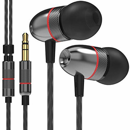 Picture of Betron ELR50 Earbuds, Wired Earbud in-Ear Headphones with Noise Isolating Earphone Tips, Case, Deep Bass