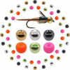 Picture of XFISHMAN Tungsten-Fly-Tying-Beads-Heads-Assortment Fly Tying Materials Nymph for Fly Fishing Tungsten Beads 60 Pack (7/64 2.8mm6 Colors  60 Pack)